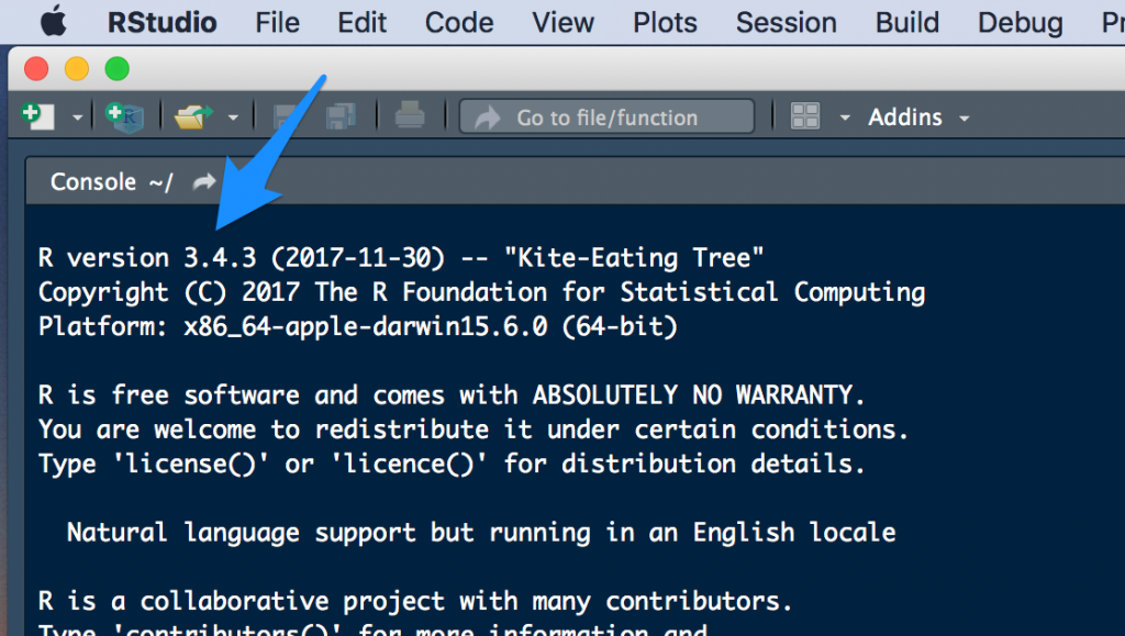 most recent r studio version for mac name